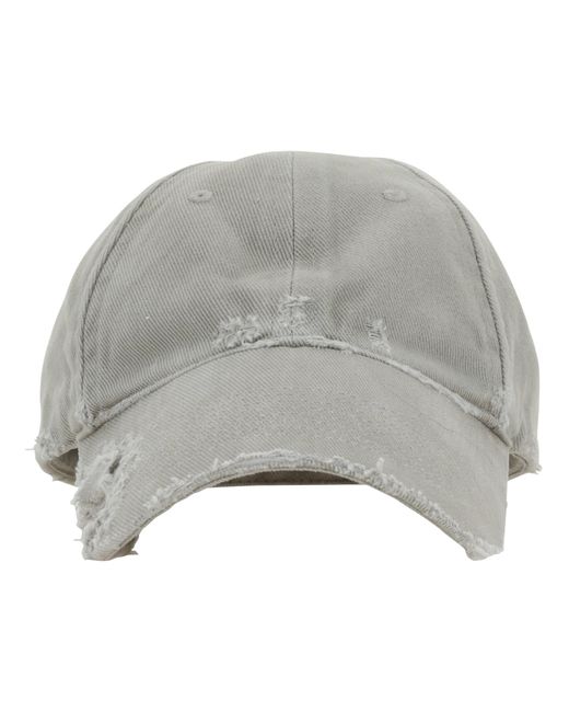 Balenciaga Gray Dog Bite Baseball Hat for men