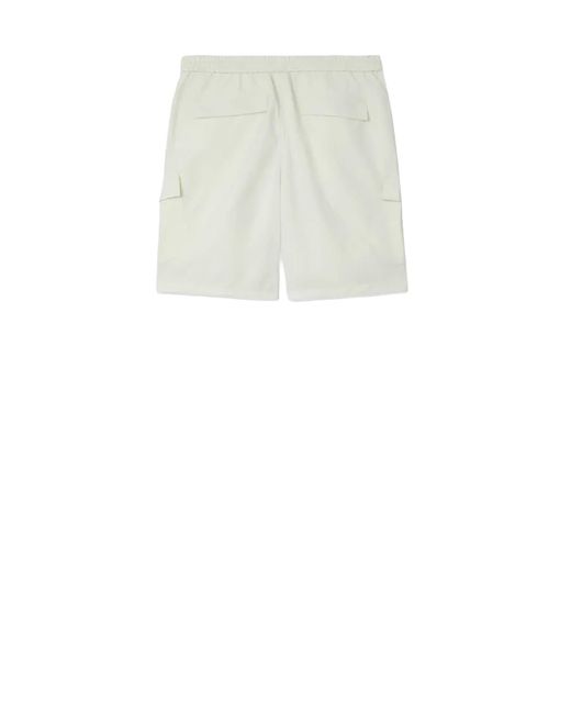 KENZO White Shorts Polyester Polyamide for men