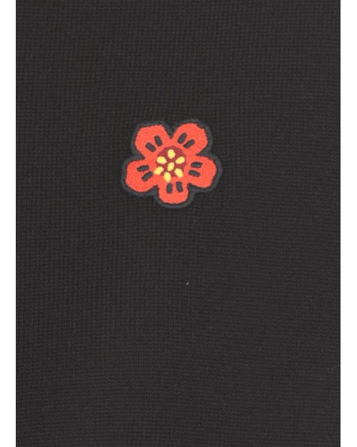 KENZO Black Boke Flower Wool Jumper