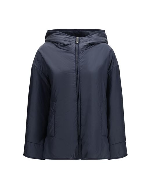 Max Mara Blue Padded Jacket Outer: Polyester