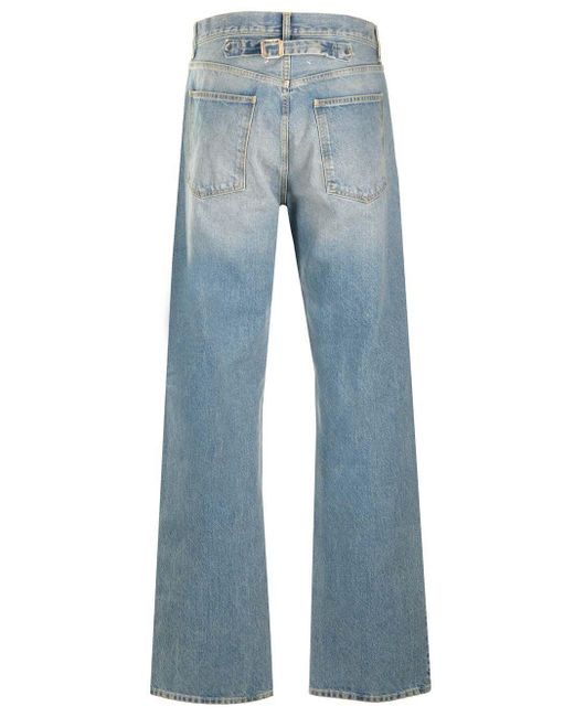 Maison Margiela Blue Straight-Leg Jeans for men