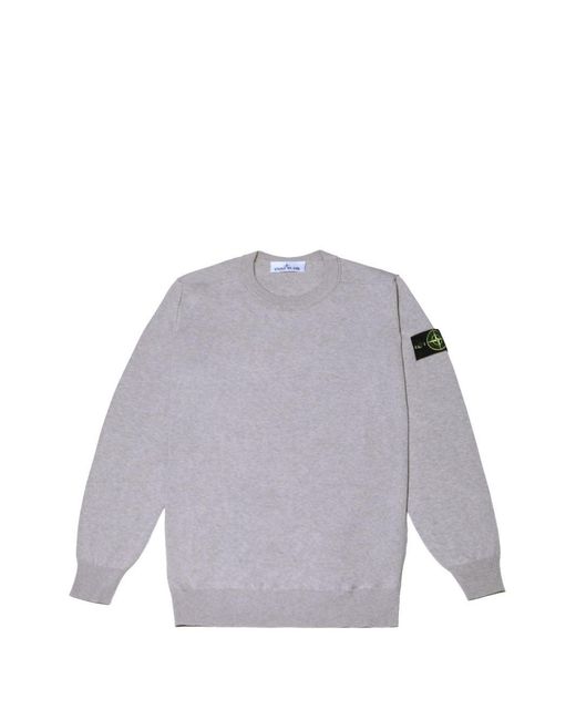 Stone Island Natural Sweater Cotton for men