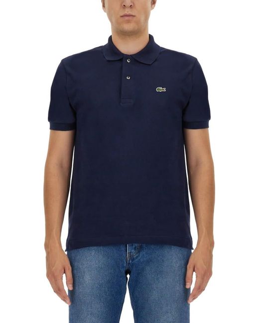 Lacoste Blue Polo With Logo for men