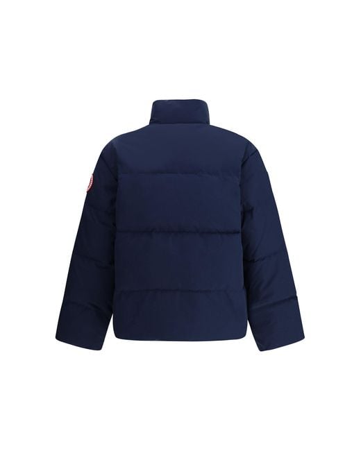 Canada Goose Blue Parka Bayview for men