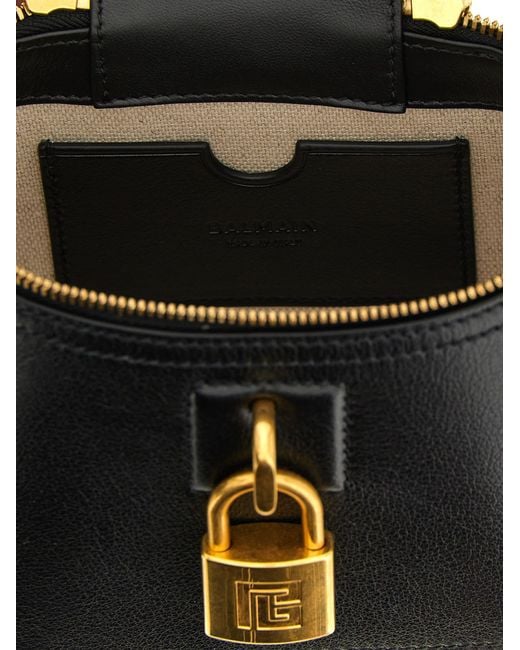 Balmain Black Pulse Vanity Handbag