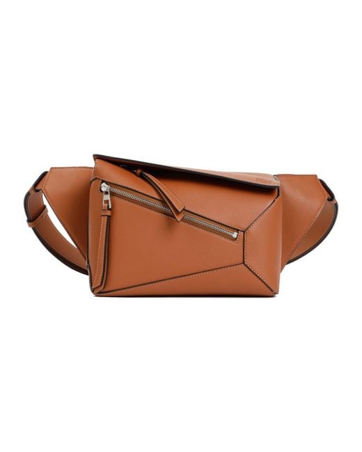 Loewe Brown Puzzle Edge Small Bumbag