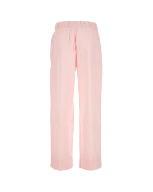 Tekla Pink Cotton Pyjama Pant for men