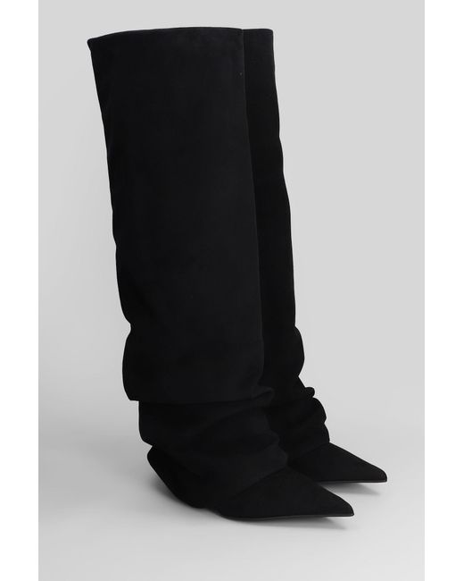 Le Silla Black Andy High Heels Boots
