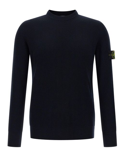 Stone Island Blue 'Rws' Sweater for men