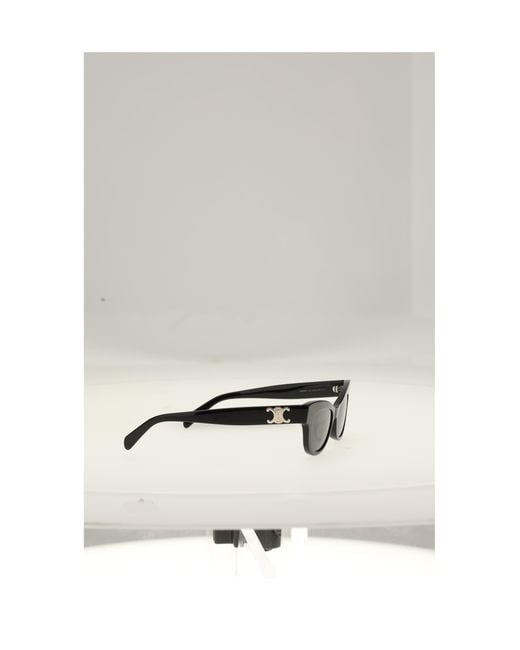 Céline White Sunglasses Triomphe 19 Acetate