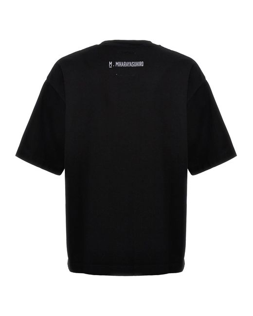 Maison Mihara Yasuhiro Black Lo-fi Vision T-shirt for men