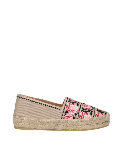 Prada Pink Floral Embroidered Espadrilles