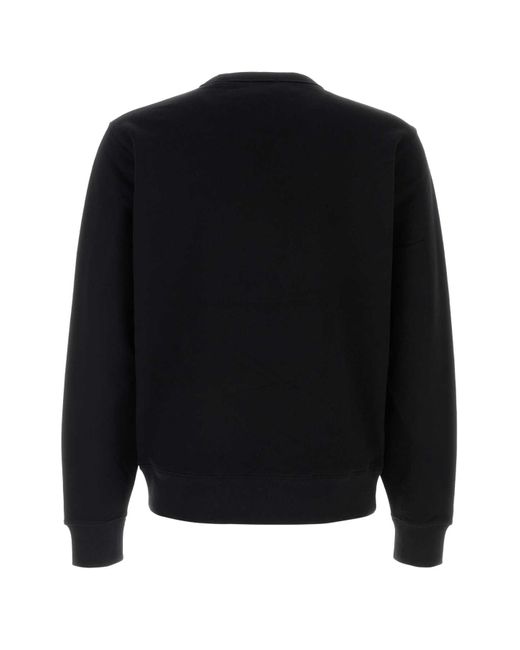 Burberry Black Cotton Sweatshirt for men