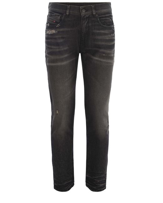 DIESEL Gray Jeans "D-Strukt" for men
