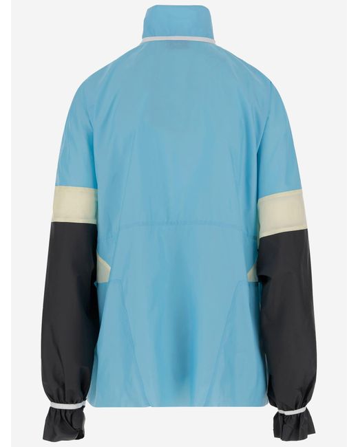 Autry Blue Nylon Bat Jacket
