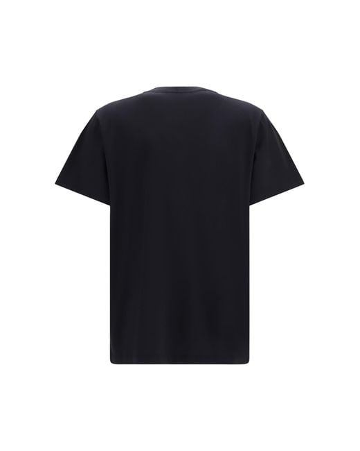 Ganni Blue Strawberry Cotton T-Shirt T-Shirts