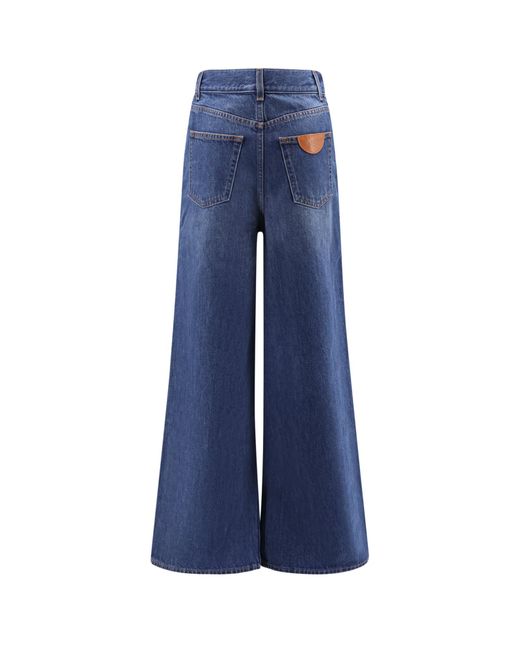デニム・ジーパン CHLOE' Organic cotton jeans Chloé Organic Cotton Jeans in Blue | Lyst