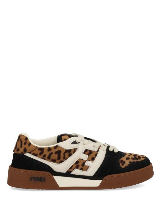 Fendi Multicolor Sneakers Match Leather Trainers