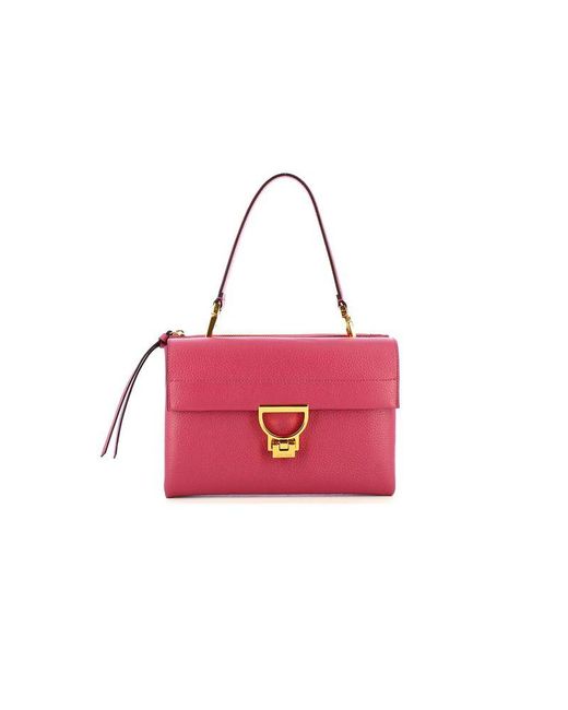 Coccinelle Pink Crossbody Bag Cow Leather Crossbody-Bags
