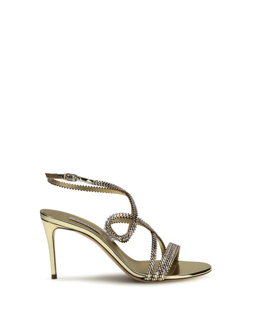 Casadei Multicolor Julia Josephine Sandals Calf Leather Bos Taurus