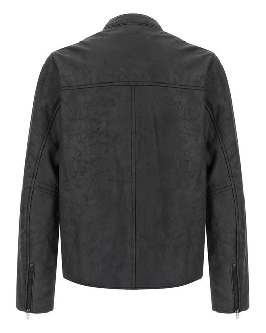 DIESEL Gray L-Evert-A Puffer Jackets for men