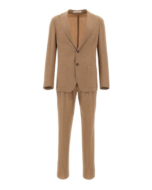 Eleventy Natural Fresh Wool Two-Piece Suit for men