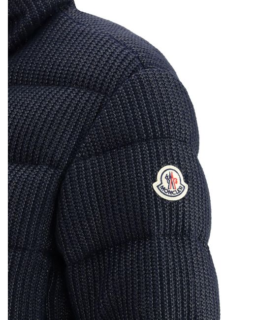 Moncler Blue Down Jackets