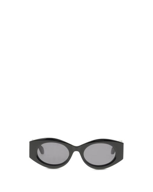 Alaïa Gray Sunglasses Oval- Acetate