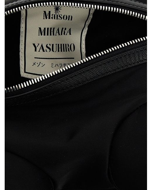 Maison Mihara Yasuhiro Black 'Triceratops' Crossbody Bag for men