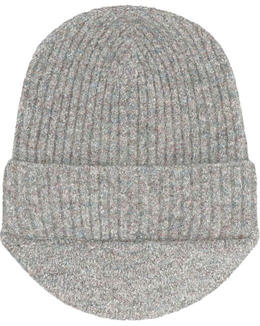RANRA Gray Knitted Beanie for men