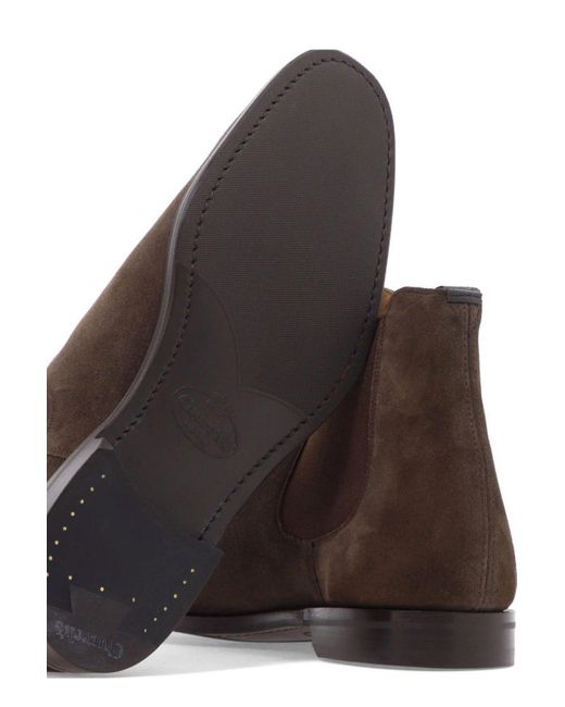 Church's Brown Amberley Almond-toe Chelsea Boots for men