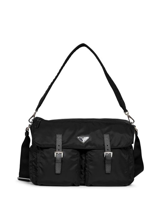 Prada Black Crossbody Bag Recycled Polyamide Shoulder for men