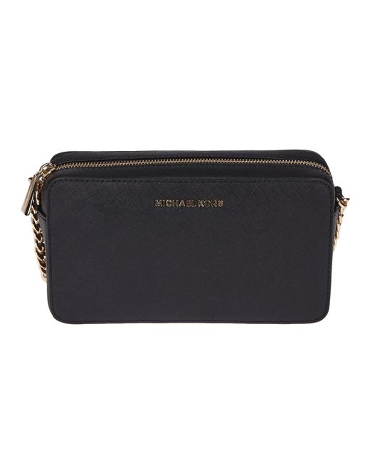 MICHAEL Michael Kors Jet Set Shoulder Bag in Black Lyst