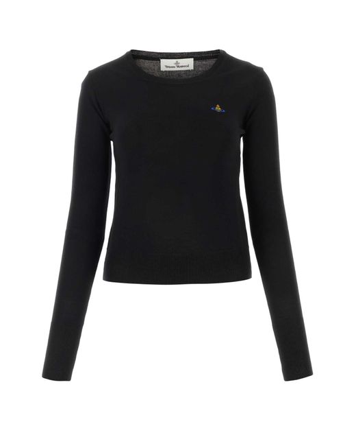 Vivienne Westwood Black Wool Sweater