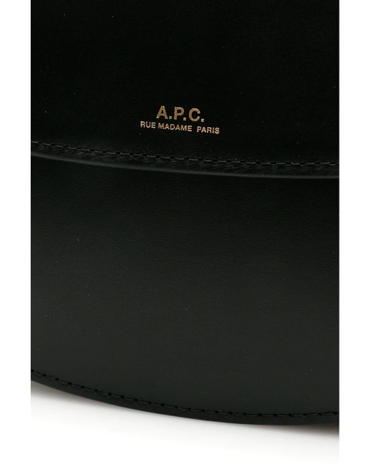 A.P.C. Black Geneve Crossbody Bag