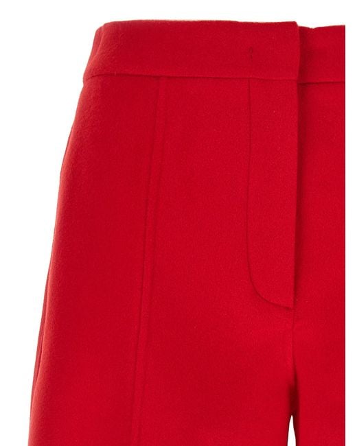 Sportmax Red Buono Bermuda And Short