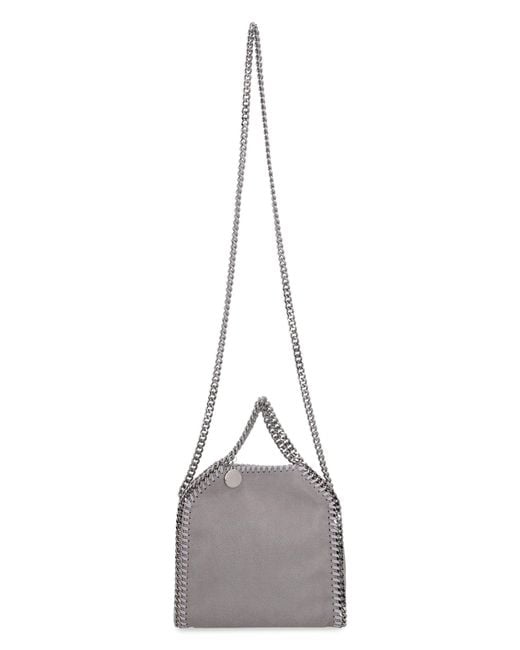 Stella McCartney Gray Mini Tote Bag Falabella Polyester