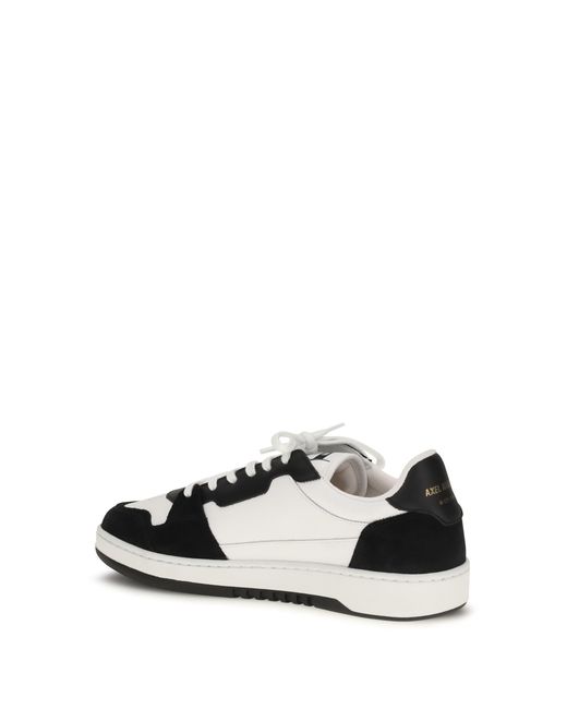 Axel Arigato White Dice Lo Bee Bird Leather Sneakers for men