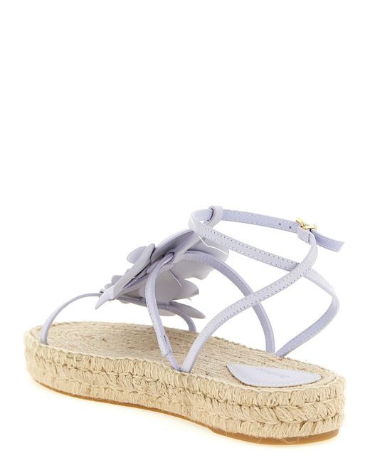 Zimmermann White Orchid Sandals