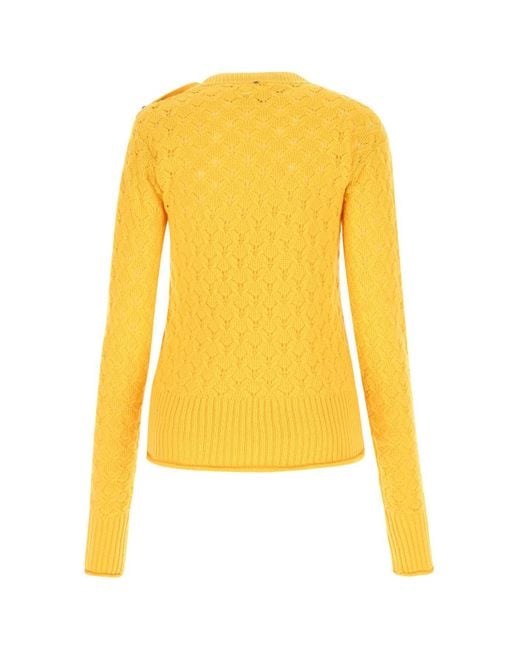 Sportmax Yellow Knitwear