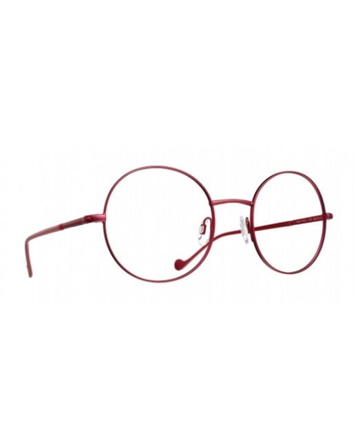 Caroline Abram Red Mini Vinyl Metallo Optical Frames