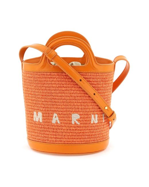 Marni Orange Tropicalia Mini Bag