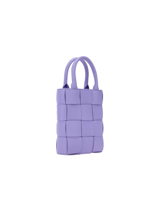 Bottega Veneta Purple Cassette Mini Handbag