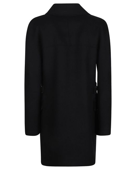Lanvin Black Double-breasted Coat