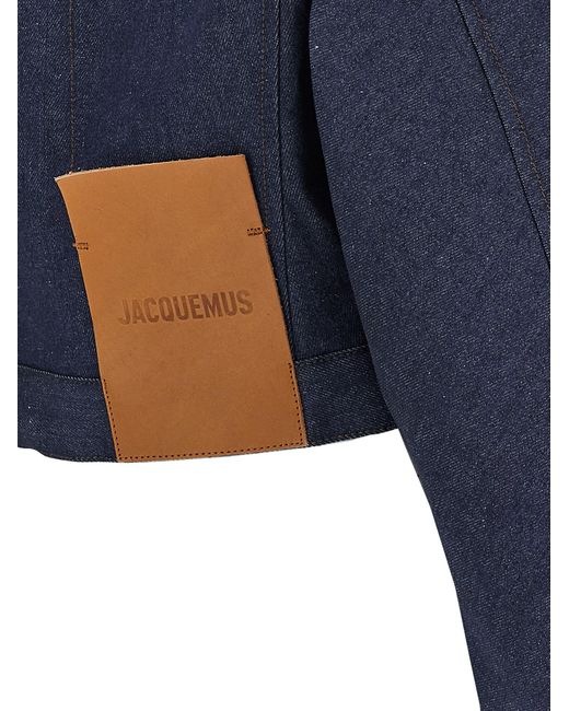 Jacquemus Blue 'La Veste De-Nîmes Obra' Crop Jacket