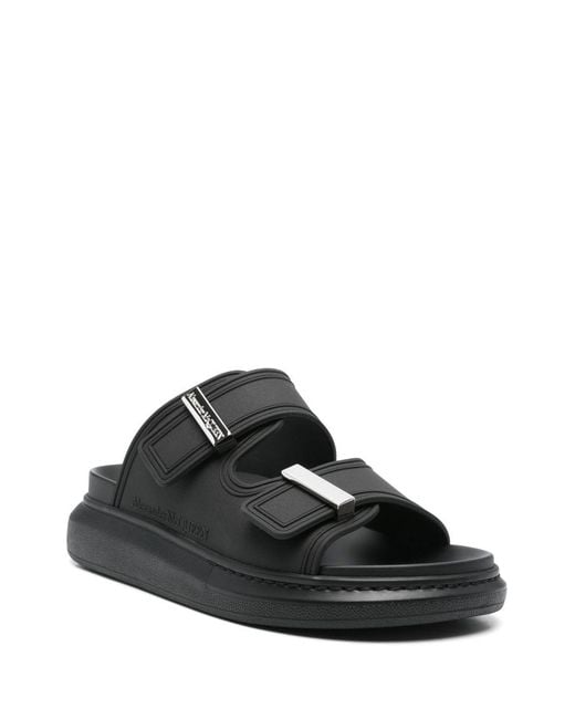 McQueen Black Sandals