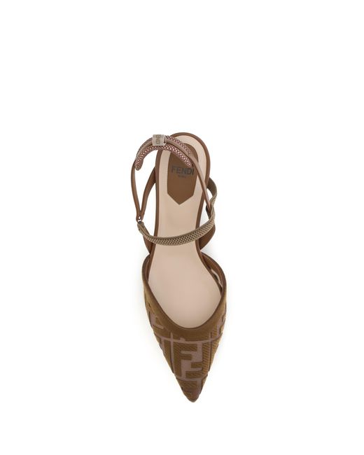 Fendi Multicolor Slingback Pumps Colibrì Lite Elba