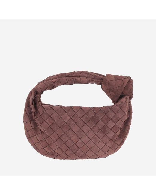 Bottega Veneta Brown Shoulder Bag Jodie Mini Suede