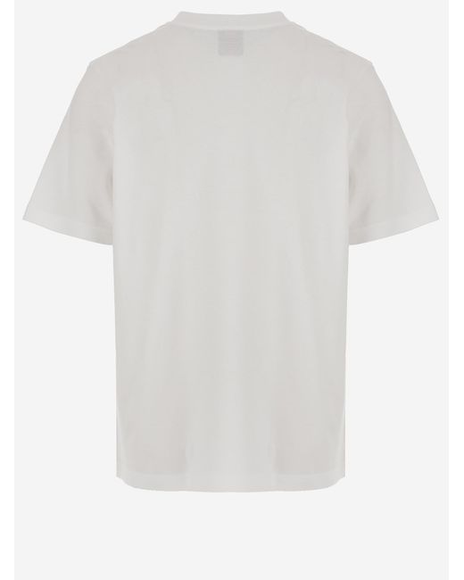 Casablanca Gray Cotton T-Shirt With Logo Main: T-Shirts for men