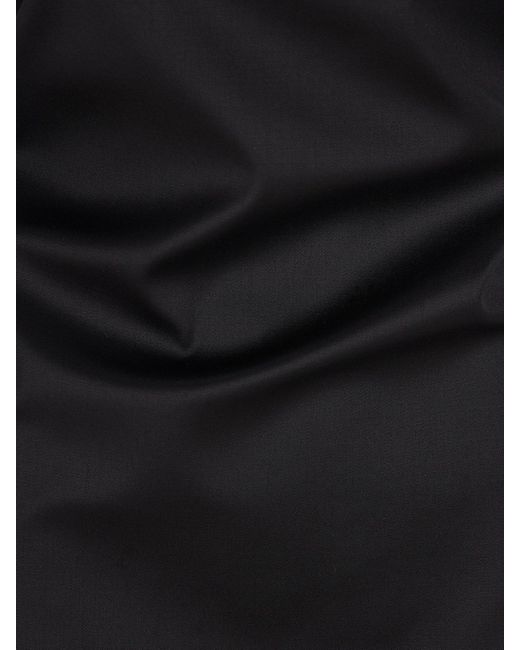 Saint Laurent Black Strapless Pencil Dress
